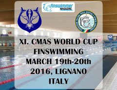 CMAS Finswimming World Cup 2016 Round 3 – Italy, Finswimmer Magazine - Finswimming News