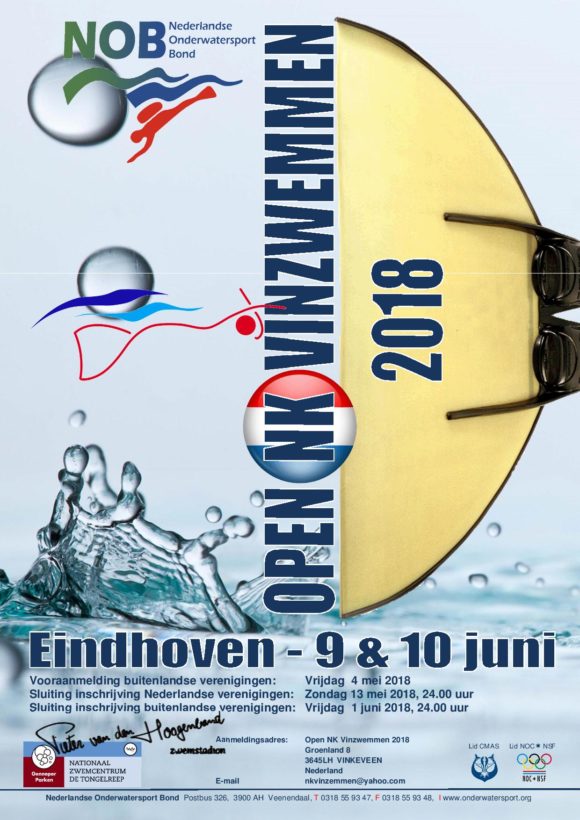 🇳🇱 I Open Dutch Championship FinSwimming 2018, Finswimmer Magazine - Finswimming News