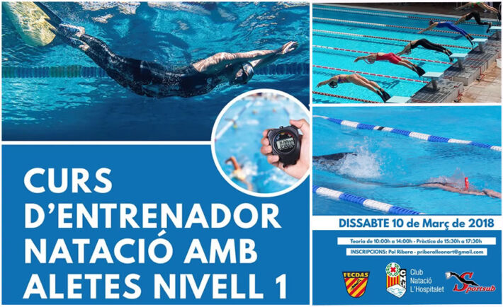 🇪🇸 Course for Finswimming Coaches Level 1 (Curs D’Entrenador De Natació Amb Aletes Nivell 1) – Barcelona, Spain, Finswimmer Magazine - Finswimming News