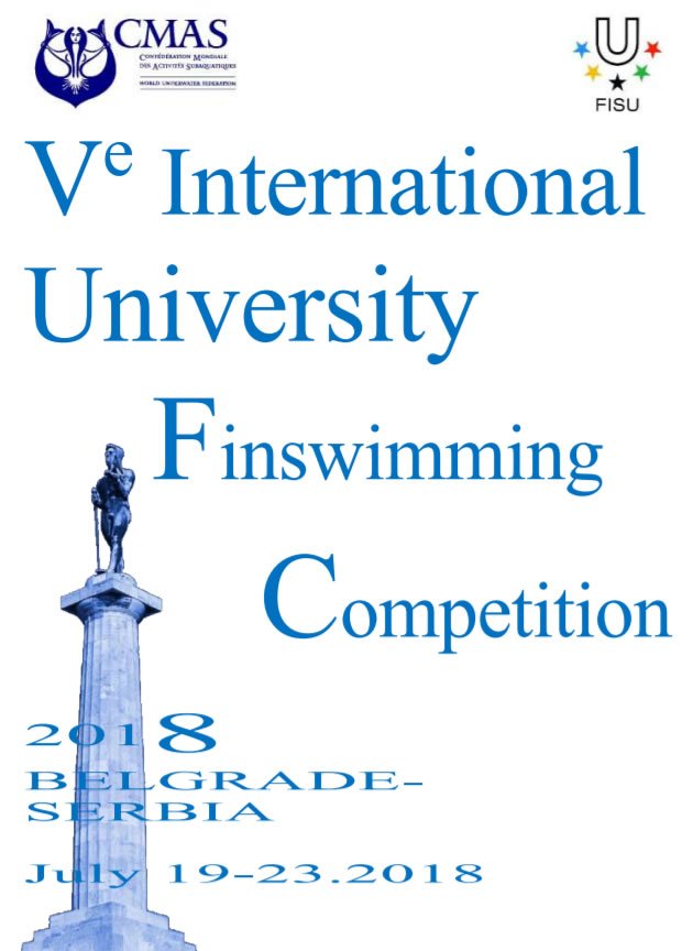 🇷🇸 [FINAL RESULTS] &#8211; International University Competition 2018 – Belgrade (Serbia), Finswimmer Magazine - Finswimming News