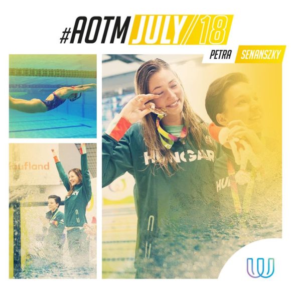 🇭🇺 [VIDEO] &#8211; Petra Senanszky from Hungary was the Athlete of July 2018 of The World Games Organization, Finswimmer Magazine - Finswimming News