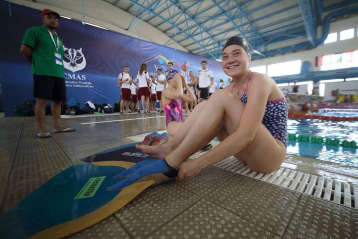 🇪🇸 🇺🇦 Finswimming Erasmus Program in Barcelona with Ukranian Finswimmer, Finswimmer Magazine - Finswimming News