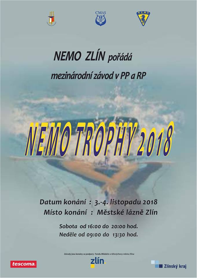 🇨🇿 [RESULTS] Finswimming Nemo Trophy 2018 &#8211; Czech Republic, Finswimmer Magazine - Finswimming News