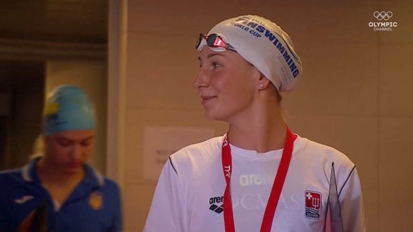 🇨🇭 Nina Angermayr on the Swiss TV &#8211; Interview, Finswimmer Magazine - Finswimming News