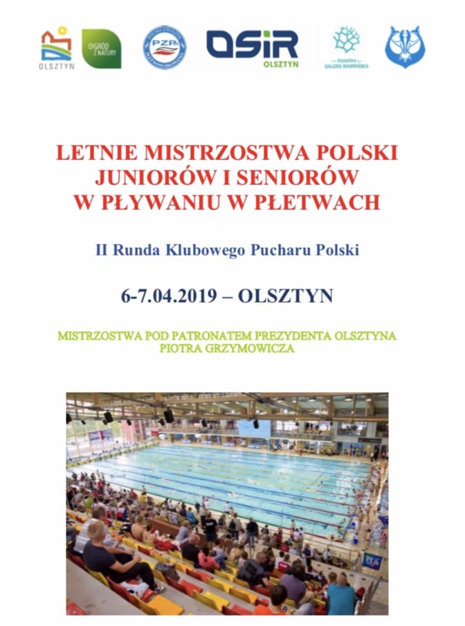 🇵🇱 Finswimming Polish Championships 2019 &#8211; OLSZTYN – [RESULTS], Finswimmer Magazine - Finswimming News