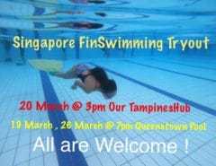 🇸🇬 Singapore Finswimming Tryouts, Finswimmer Magazine - Finswimming News