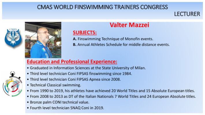 🇭🇺 🇮🇹 Mazzei and Kokai &#8211; CMAS World Finswimming Trainers Congress, Finswimmer Magazine - Finswimming News