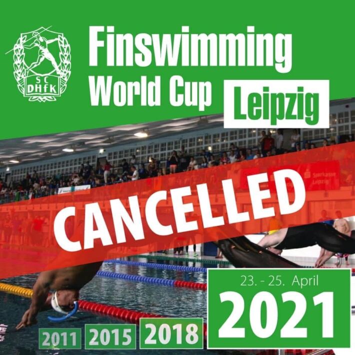 🇩🇪 CMAS Finswimming World Cup Germany cancelled, Finswimmer Magazine - Finswimming News