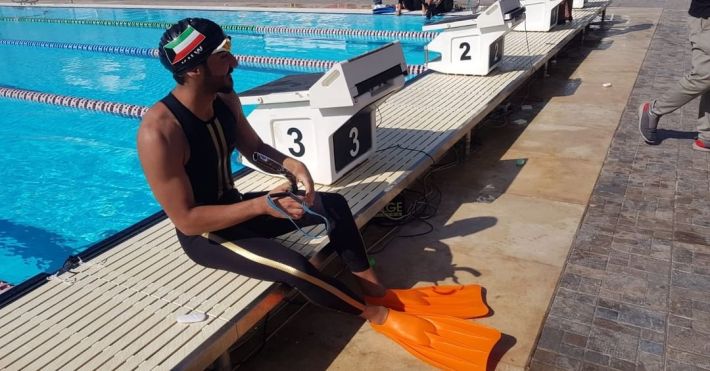 🇰🇼 Kuwait Team first time at CMAS Finswimming World Cup, Finswimmer Magazine - Finswimming News
