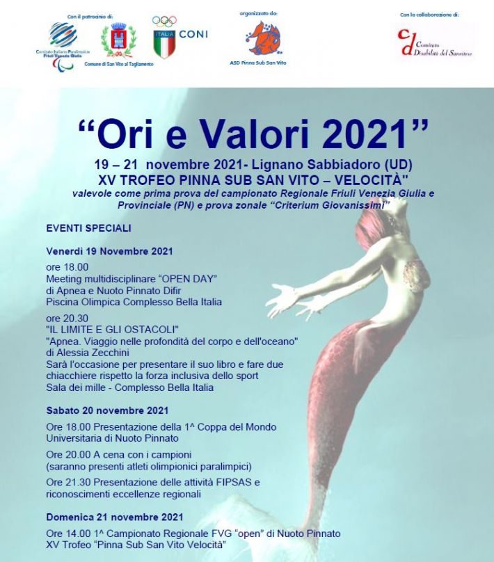 🇮🇹 Finswimming Cup &#8211; Ori e Valori &#8211; Italy, Finswimmer Magazine - Finswimming News