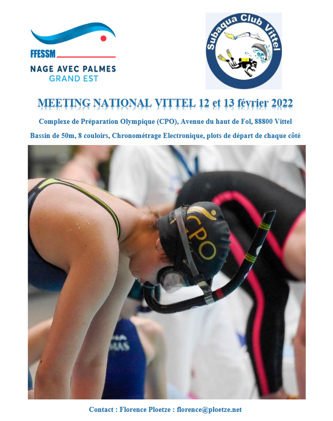 🇫🇷 National Finswimming Meeting 2022 &#8211; Vittel, Finswimmer Magazine - Finswimming News