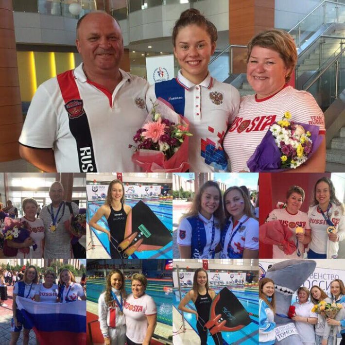 🇷🇺 Elena Argunova, a coach of Finswimming campions, Finswimmer Magazine - Finswimming News