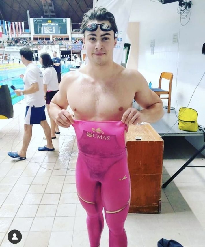 🇩🇪 🇭🇺 Max Poschart new European Record on 50sf male, Finswimmer Magazine - Finswimming News