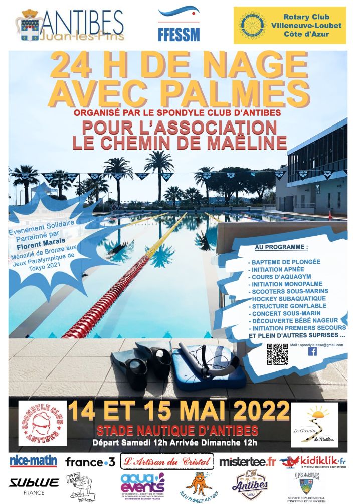 🇫🇷 24 hours of Finswimming &#8211; Antibes (France), Finswimmer Magazine - Finswimming News
