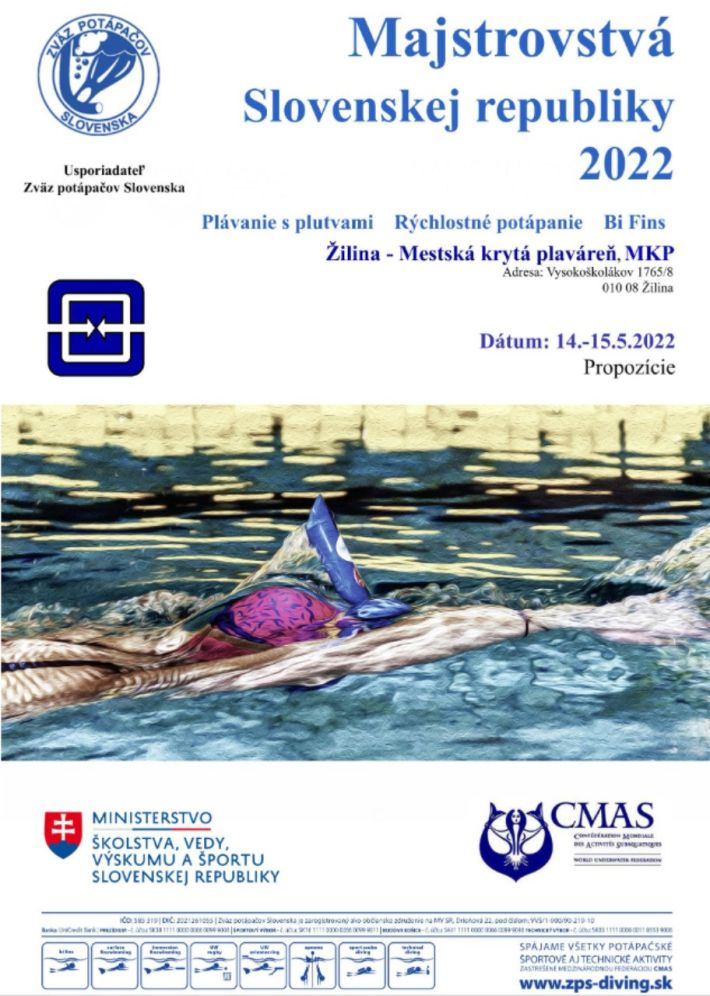 🇸🇰 Slovak Finswimming League 2022 – Žilina, Finswimmer Magazine - Finswimming News