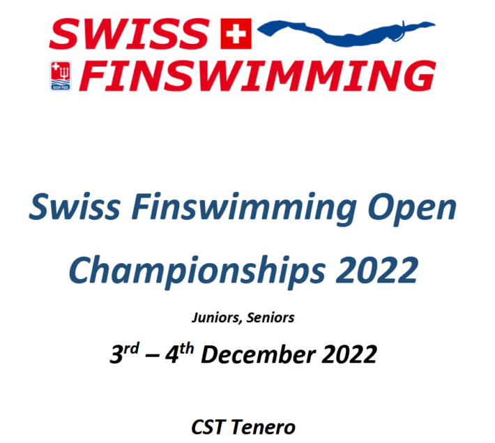🇨🇭 Swiss Finswimming Open Championships 2022 &#8211; Tenero, Finswimmer Magazine - Finswimming News