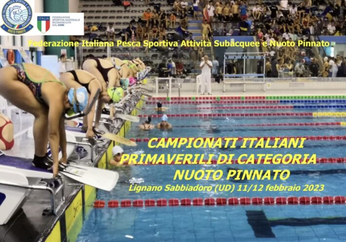 🇮🇹 Results Finswimming Winter Italian Championships by Age 2023, Finswimmer Magazine - Finswimming News