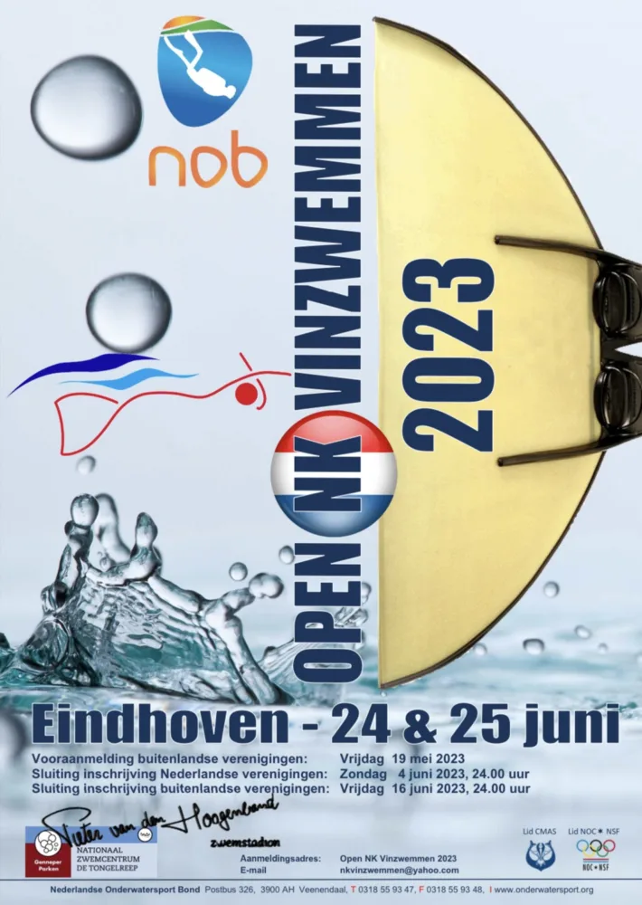 🇳🇱 Open Dutch Finswimming Championships 2023, Finswimmer Magazine - Finswimming News