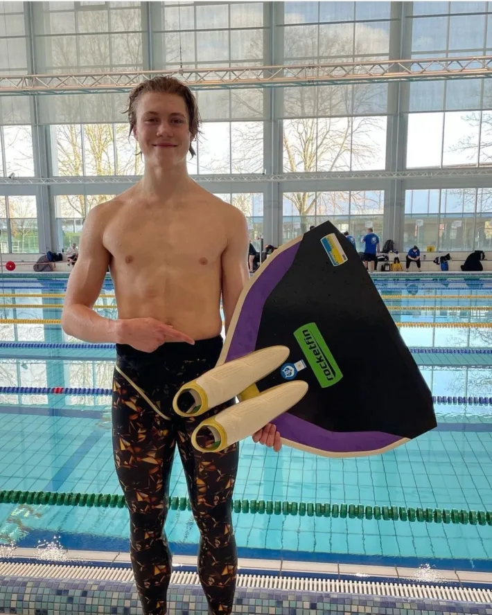 🇩🇪 New Junior World Record 50 ap by Niklas Loßner, Finswimmer Magazine - Finswimming News