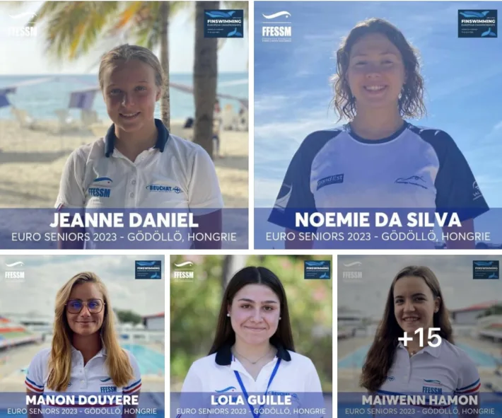🇫🇷 French Finswimming Senior Team 2023, Finswimmer Magazine - Finswimming News