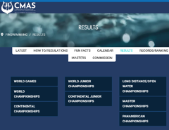 Complete Results CMAS Championships from 1967 &#8211; PDF, Finswimmer Magazine - Finswimming News