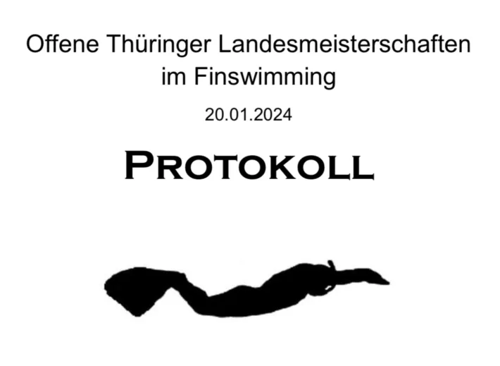 🇩🇪 Open Thuringian State Championships in Finswimming 2024, Finswimmer Magazine - Finswimming News