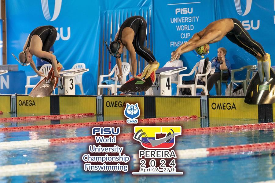 Italian Finswimming Team for the Fisu World Finswimming Championships