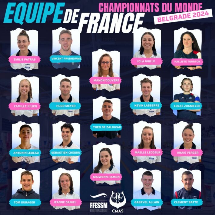 French Finswimming National Teams 2024, Finswimmer Magazine - Finswimming News