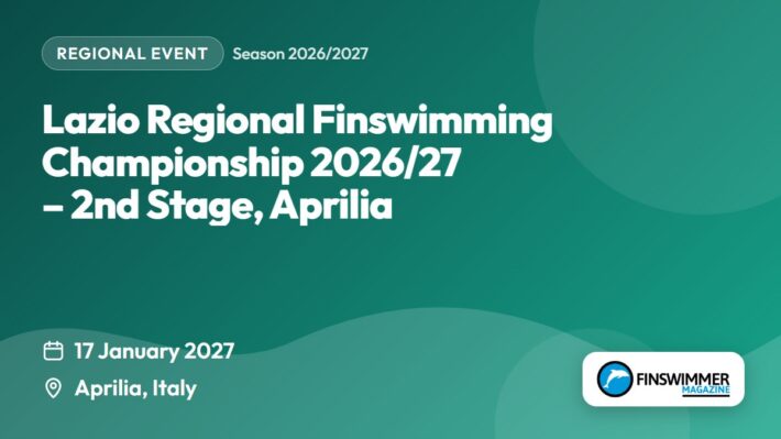 Lazio Regional Finswimming Championship 2026/27 – 2nd Stage, Aprilia
